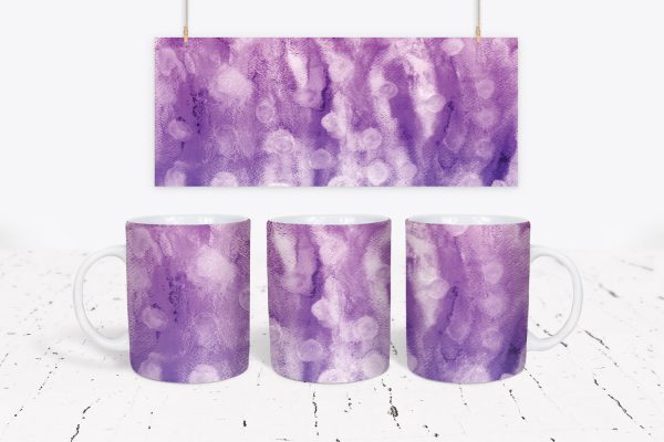 Tazza Bokeh Background Watercolor Mug Sublimation 1