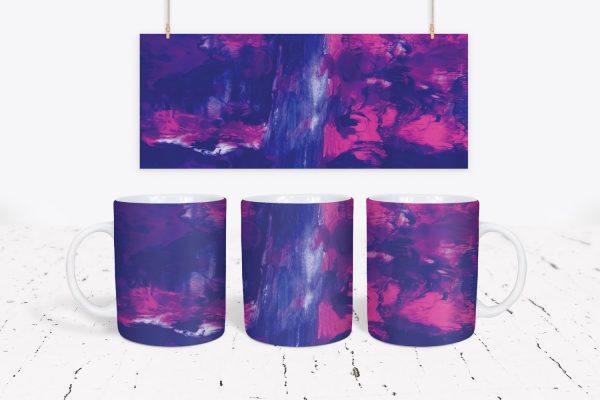Tazza Bokeh Background Watercolor Mug Sublimation 4