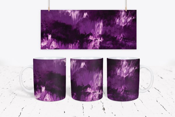 Tazza Bokeh Background Watercolor Mug Sublimation 5