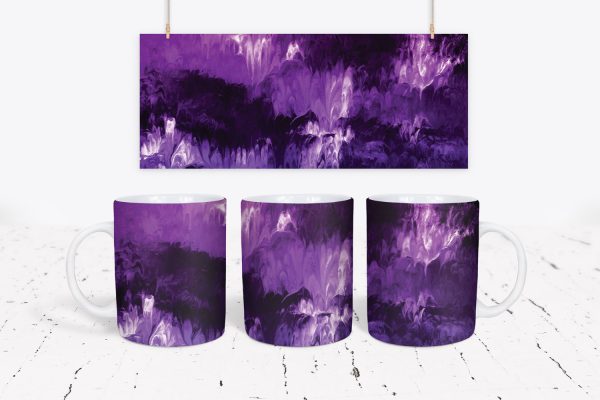 Tazza Bokeh Background Watercolor Mug Sublimation 6