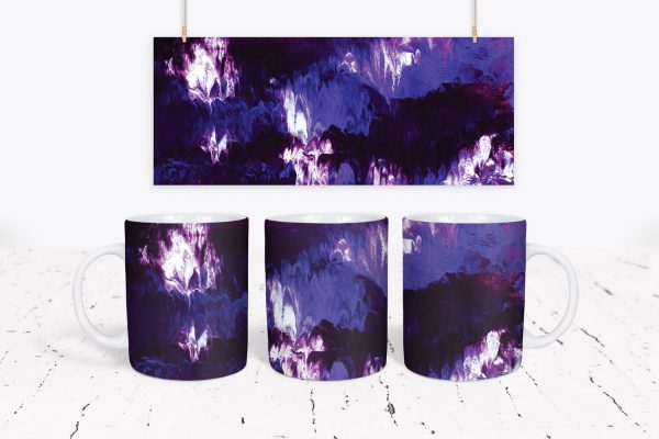 Tazza Bokeh Background Watercolor Mug Sublimation 8