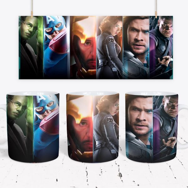 Tazza DC e Marvel - Avengers 3