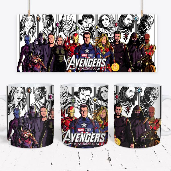 Tazza DC e Marvel - Avengers 4