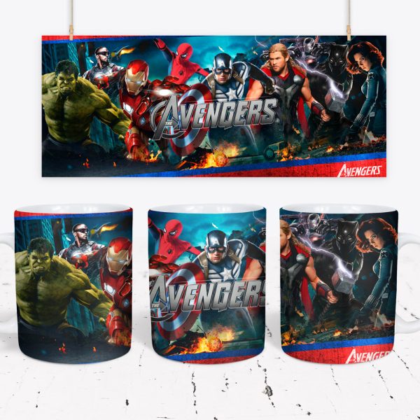 Tazza DC e Marvel - Avengers 11