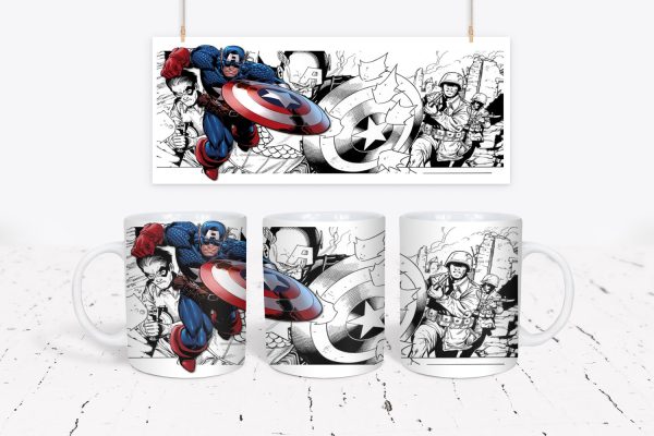 Tazza DC e Marvel - Captain America 2