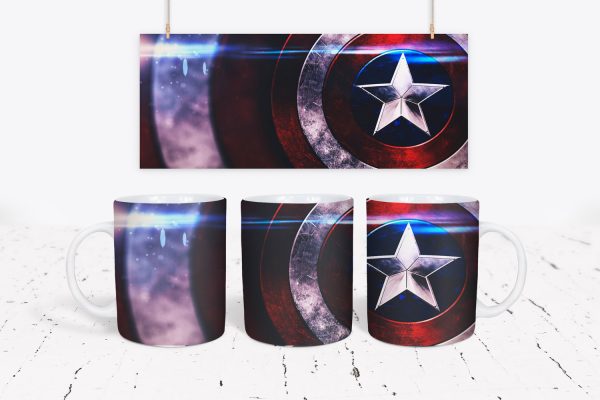 Tazza DC e Marvel - Captain America 3