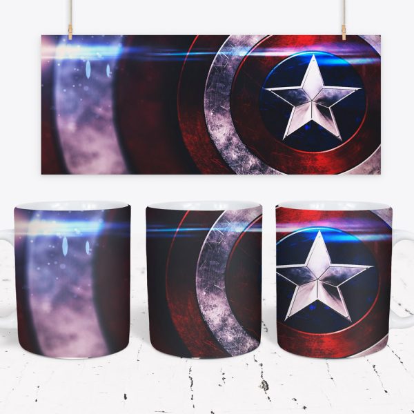 Tazza DC e Marvel - Captain America 3
