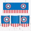 Tazza DC e Marvel - Captain America 4