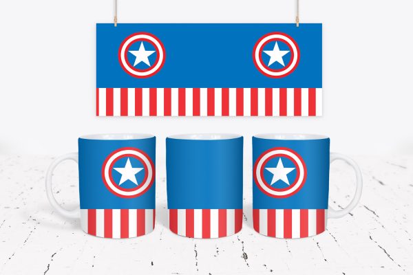 Tazza DC e Marvel - Captain America 4