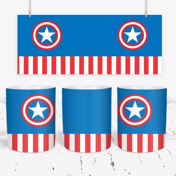 Tazza DC e Marvel - Captain America 4