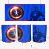 Tazza DC e Marvel - Captain America 5