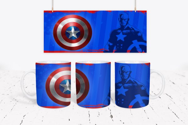 Tazza DC e Marvel - Captain America 5