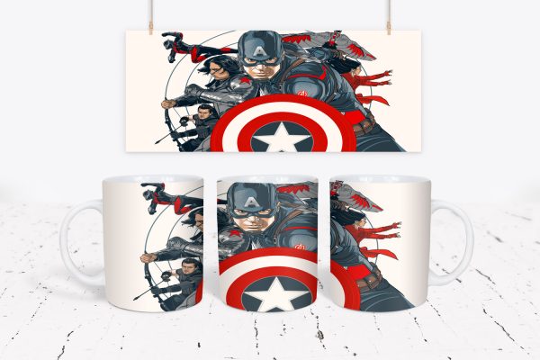 Tazza DC e Marvel - Captain America 6
