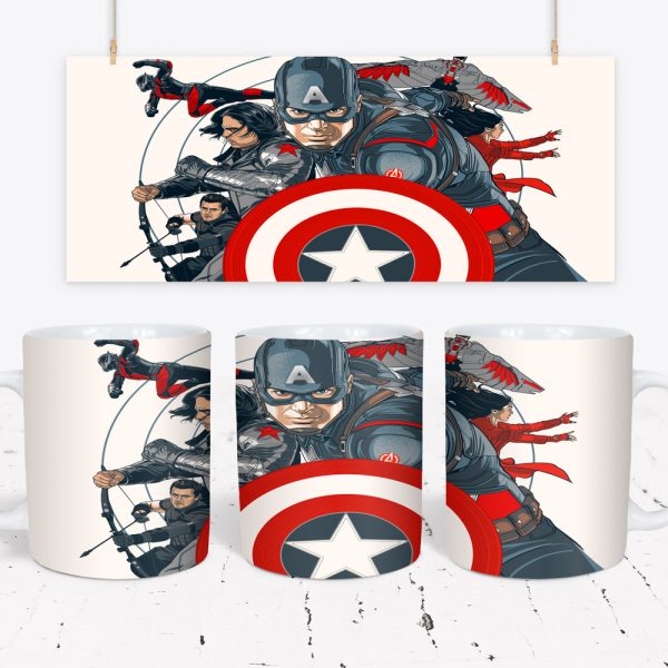 Tazza DC e Marvel - Captain America 6