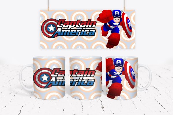 Tazza DC e Marvel - Captain America 7