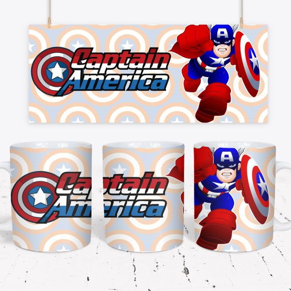 Tazza DC e Marvel - Captain America 7