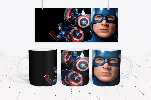 Tazza DC e Marvel - Captain America 9