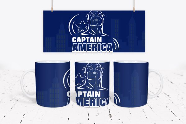 Tazza DC e Marvel - Captain America 11