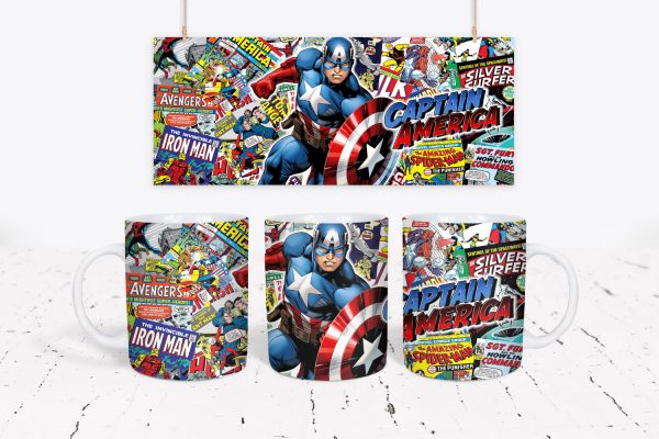 Tazza DC e Marvel - Captain America 14