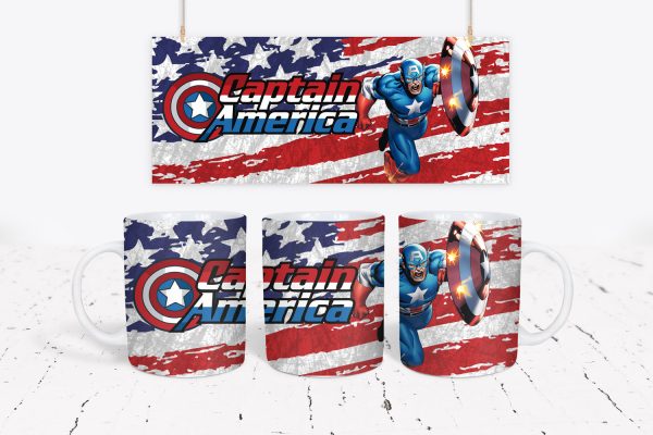 Tazza DC e Marvel - Captain America 15
