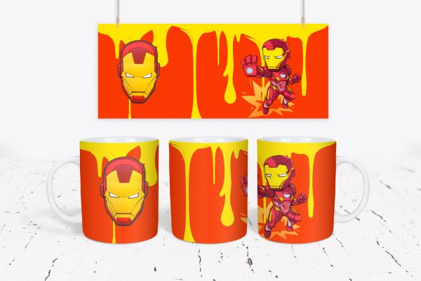 Tazza DC e Marvel - Iron Man 3