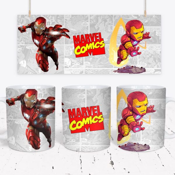 image268.jpg Tazza DC e Marvel - Iron Man 8