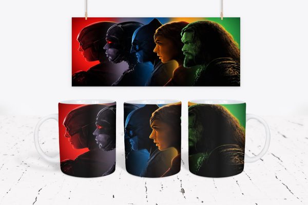 Tazza DC e Marvel - Justice League 2