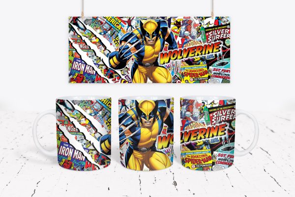 Tazza DC e Marvel - Wolverine 3