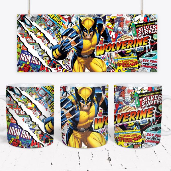 Tazza DC e Marvel - Wolverine 3