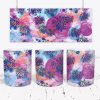 Tazza Alcohol Ink Abstract Flowers Mug 3