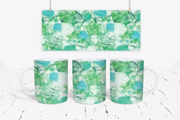 Tazza Alcohol Ink Wave Mug Wraps 3