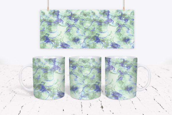 Tazza Alcohol Ink Wave Mug Wraps 5