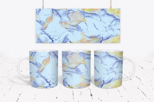 Tazza Alcohol Ink Wave Mug Wraps 6