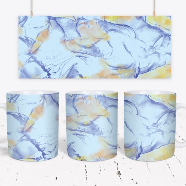 Tazza Alcohol Ink Wave Mug Wraps 6